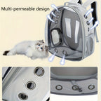 [Portable Backpack Cat Bag] Pet Bag Cat Bag New Double Shoulder Space Capsule Portable Backpack Cat Bag