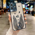 Luxury Peacock Wings Rhinestone Phone Case