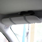 Car Glasses Storage PU Leather Multi-Function Sun Visor Point Organizer Storage Pocket Auto Sunglasses Holder Cards Organizer