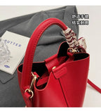Hot Selling Simplicity High-end Women's Crossbody Bag PU Material Versatile Bucket Bag Fashion Handbag Commuting