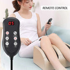 Super Big Electric Foot Leg Massager Deep Tissue Shiatsu Kneading Relax Heated Roller Calf Relieve Stress Care Foot Machine Tool